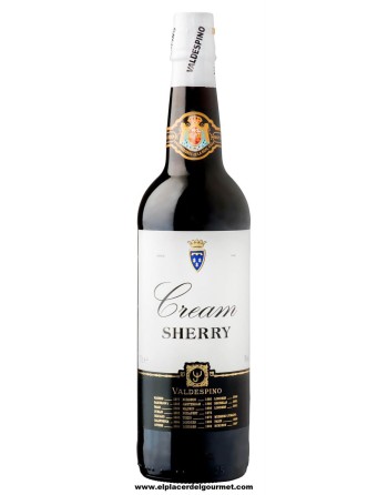 D.O. Xérès-Sherry-crème vin sherry sherry cave Valdespino bot. 1L.