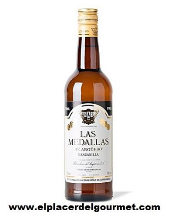 Manzanilla Medallas de Argueso 75 cl. d.o. manzanilla sanlucar