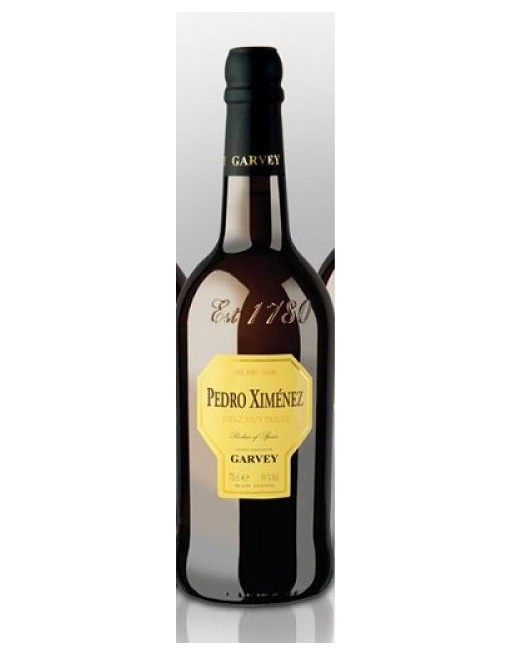 Pedro Ximenez sherry vin 70 cl. Garvey D.O. Jerez-Xérès-Serry