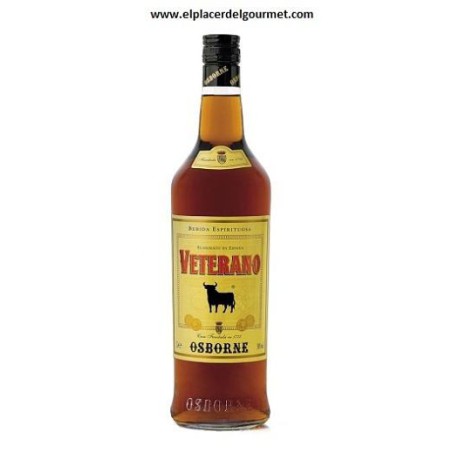 Vino Jerez Brandy Veterano 1 litro.