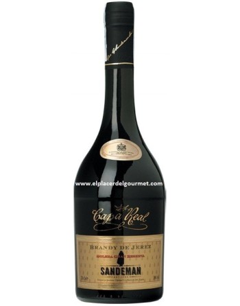 VINO JEREZ BRANDY CAPA REAL 38º SANDEMAN 70 cl.