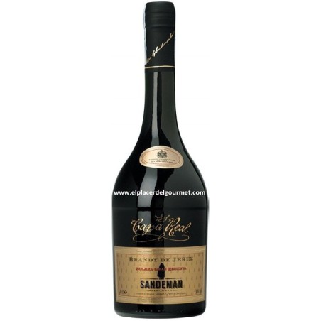 VINO JEREZ BRANDY CAPA REAL 38º SANDEMAN 70 cl.