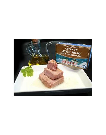 Lomo Barbate thon rouge dans l'huile d'olive 120g.