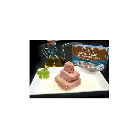 Lomo Barbate thon rouge dans l'huile d'olive 120g.
