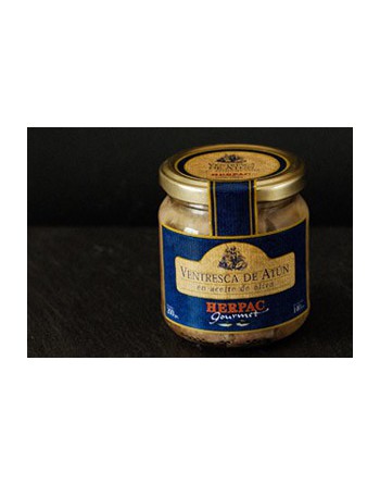 Ventresca Barbate thon rouge dans l'huile d'olive. 250 gr.