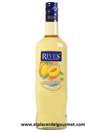LICOR peach RIVES WITHOUT ALCOHOL 70 cl