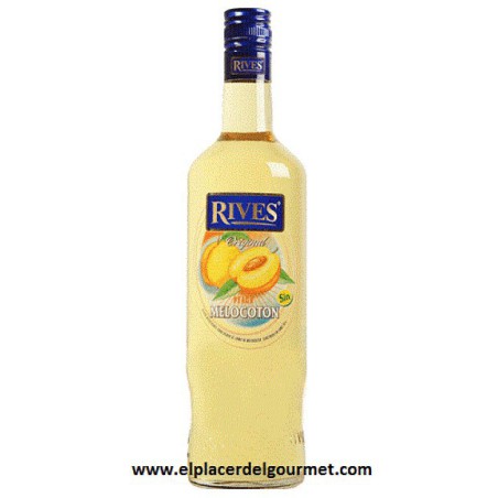 LICOR peach RIVES WITHOUT ALCOHOL 70 cl