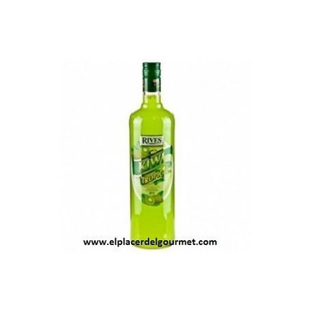 LICOR kiwi RIVES WITHOUT ALCOHOL 1L