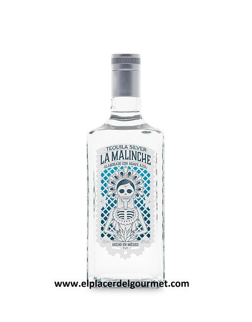 TEQUILA LA MALINCHE SILVER 70CL.