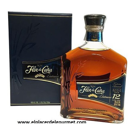 RON FLOR DE CAÑA CENTENARIO 12 AÑOS