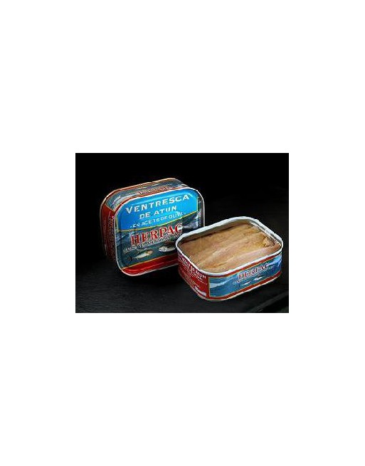 Tarantelo de atún rojo en aceite de oliva de Barbate. 120 gr. Tarantelo de atún rojo en aceite de oliva de Barbate. 120 gr.