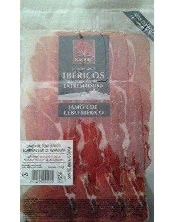Ham of Iberian bait lencheado navidul 110 gr.