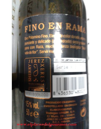 FINE BIOLOGICO URIUM JEREZ-XÉRÈS-SHERRY