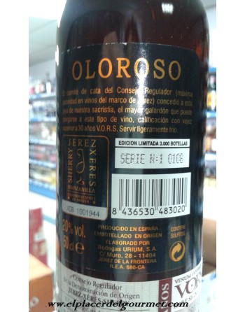 OLOROSO URIUM VORS 30 AÑOS JEREZ XÉRÈS SHERRY