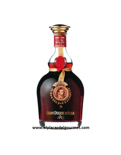 Wine sherry brandy grand duke of alba gold series mas cup 70 cl