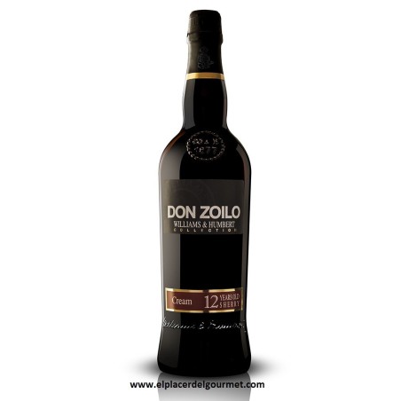 Don xérès crème Zoilo 75 cl. 12 ans