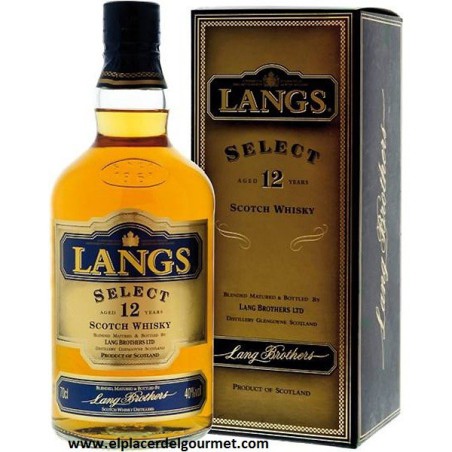 Langs whisky écossais 12 ans 70 cl.