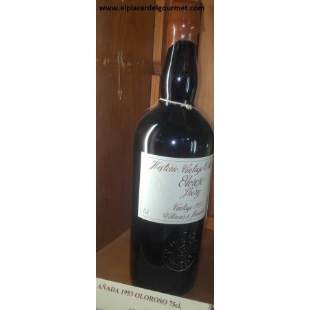 Oloroso xérès historique Collection Vintage 75 cl. Williams Humbert 1.953