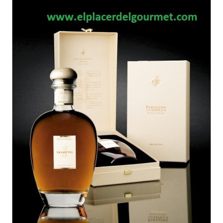 VINO JEREZ brandy SOLERA RESERVA PLATA 50 cl.FERNANDO DE CASTILLA
