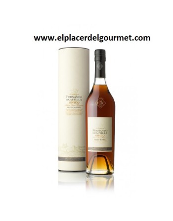 VINO JEREZ brandy SOLERA RESERVA PLATA 50 cl.FERNANDO DE CASTILLA