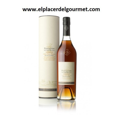 Brandy UNICO JEREZ SOLERA VIN 70 cl. 40 ans Fernando de Castilla