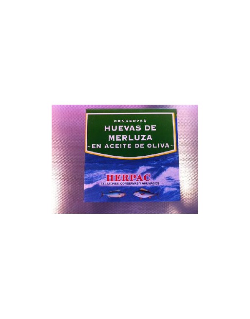 Huevas de merluza en aceite de oliva 525 gr.