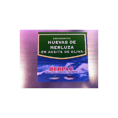 Merlu œufs dans l'huile d'olive 525 gr.