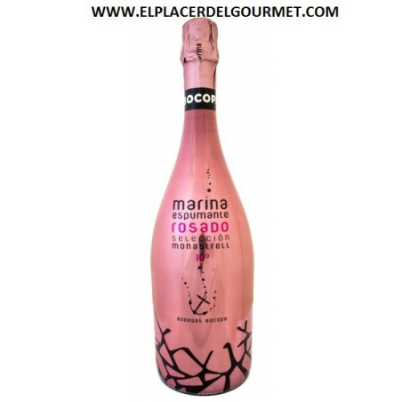 vin ROSE  pétillant 75 cl mer étincelante.