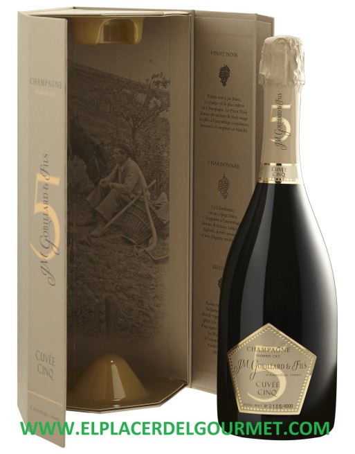 WHITE WINE GOBILLARD & FILS "BLANC DES NOIRS" CHAMPAGNE 75 CL. WHITE WINE GOBILLARD & FILS "BLANC DES NOIRS" CHAMPAGNE 75 CL.