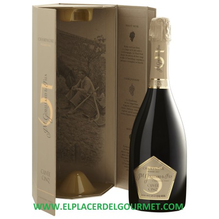 VINO BLANCO ESPUMOSO GOBILLARD & FILS " CUVÉE 5 " CHAMPAGNE 75 CL.