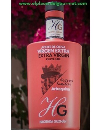ACEITE OLIVA VIRGEN EXTRA Hacienda guzman 100% hojiblanca SEVILLA hojiblanca 50 CL.