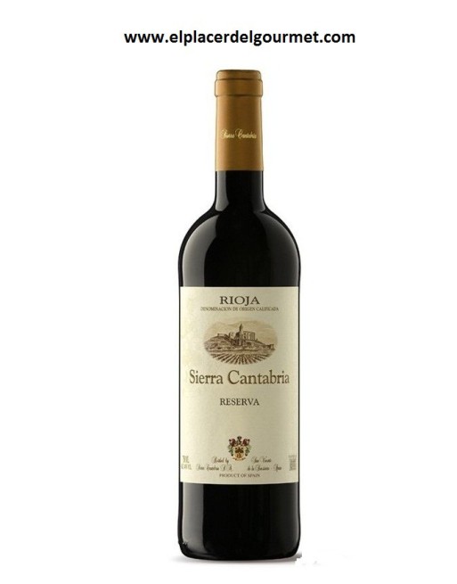 RED WINE SIERRA CANTABRIA "RESERVA" RIOJA tempranillo 75 cl.