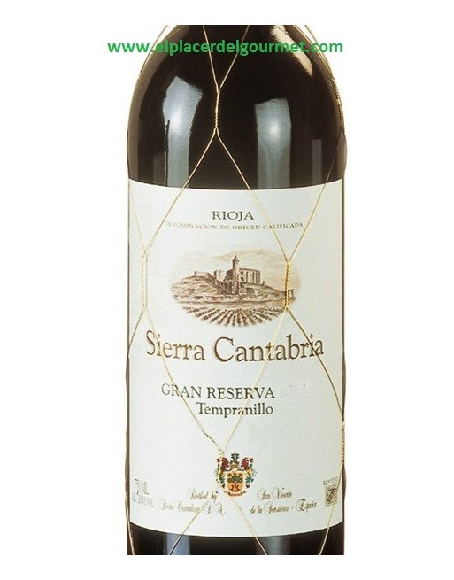 RED WINE SIERRA CANTABRIA "RESERVA" RIOJA tempranillo 75 cl.