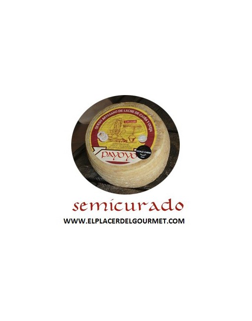Cheese of sheep semitreated Payoyo 2.2 kg. Cheese of sheep semitreated Payoyo 2.2 kg.