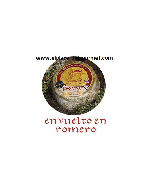 Queso Payoyo curado cabra al pimenton 2 k. Queso Payoyo curado cabra al pimenton 2 k.