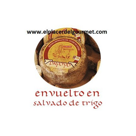 Queso Payoyo curado oveja envuelto en salvado de trigo 2k.