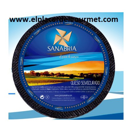 Queso semicurado mezcla vaca oveja cabra Sanabria 3,4 k.