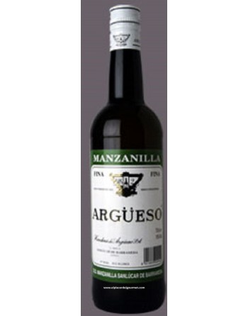 Manzanilla sherry wine cellars Argueso 37.5cl .