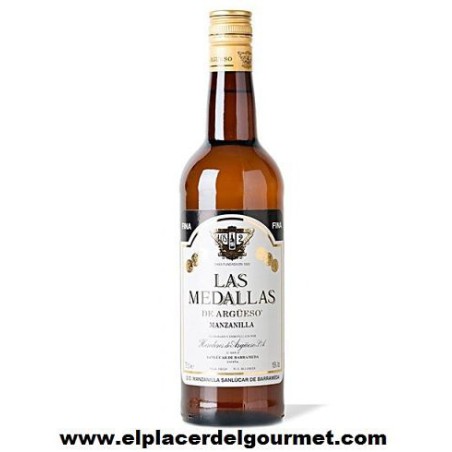 VINO JEREZ MANZANILLA LAS MEDALLAS 37.5CL. ARGUESO