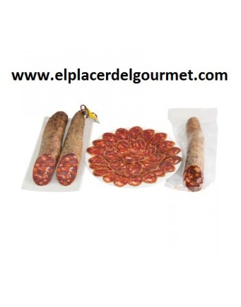1er vide ibérique chorizo Julian Ramos Guijuelo pièce intermédiaire Salamanca 500 gr.