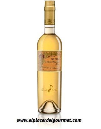 TIO PEPE FINO TRES PALMAS 50CL GONZALEZ BYASS