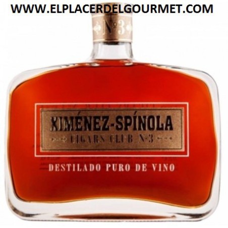 VINO JEREZ BRANDY XIMENEZ ESPINOLA CIGARS CLUB Nº3 70 CL