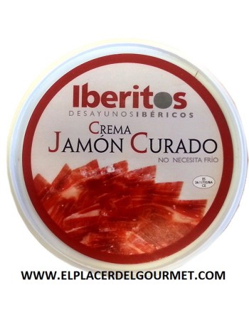 iberitos crema de jamon curado monodosis 40 porciones 25 gramos