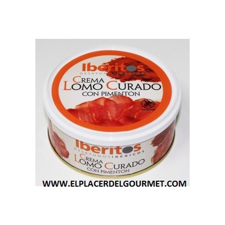 IBERITOS Crema de lomo curado con pimentón 250gr
