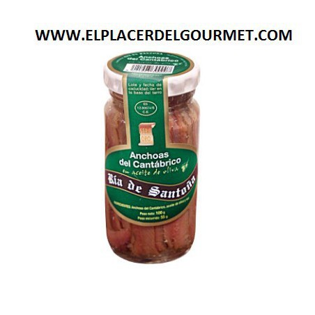 CONSERVAS ANCHOAS RIA SANTOÑA (100gr.) TARRO