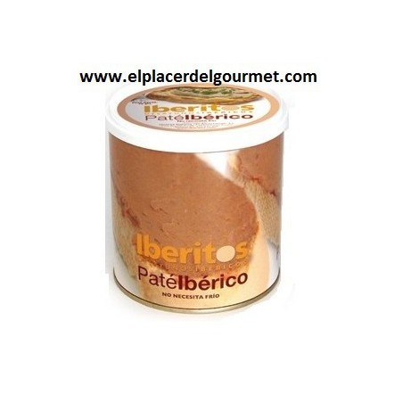 iberitos crema de pate iberico  700 gramos 2 unidades