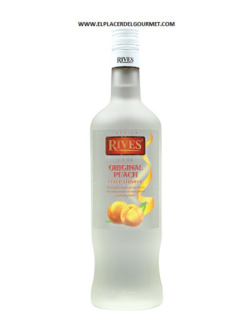 LICOR peach RIVES WITHOUT ALCOHOL 70 cl