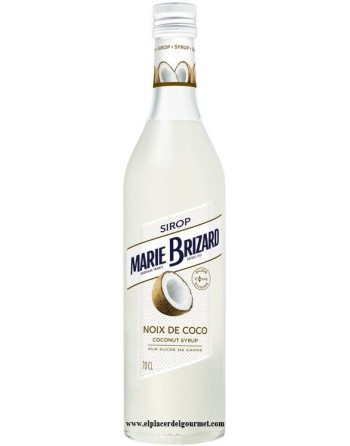 Cocktail syrup coconut Marie Brizar 70 cl.
