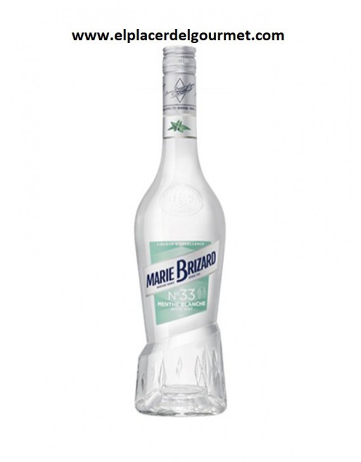 weißer Minzlikör Marie Brizart 70 cl