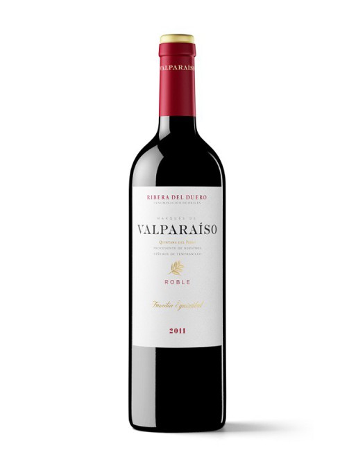 VINO MARQUÉS DE VALPARAÍSO ROBLE TINTO 75 CL